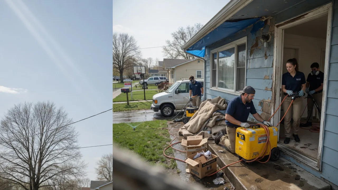Basement Flood Cleanup in Pennsboro, WV near me